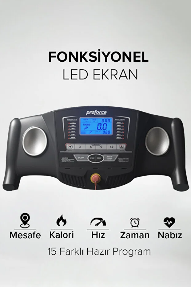 Proforce Pasifik Plus Koşu Bandı -2,50 Hp, Led Gösterge